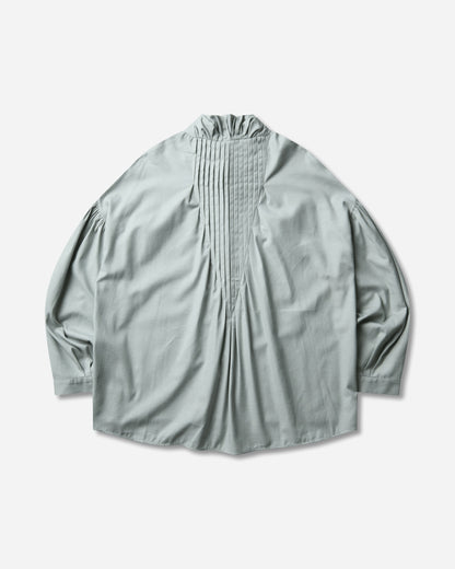 Kiko Kostadinov Evers Pleated Shirt Soft Green Shirts Longsleeve Shirt KKAW26SH04 68