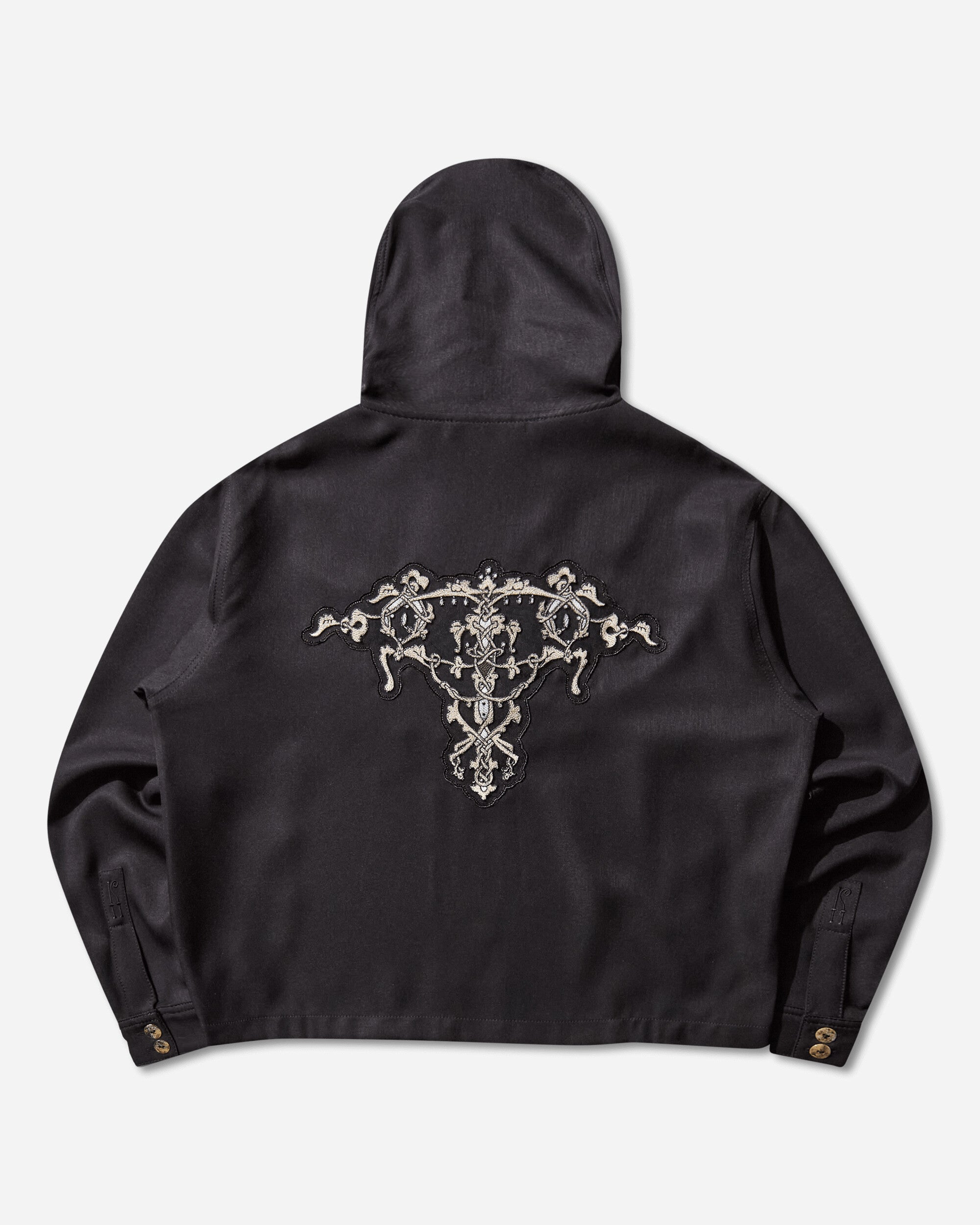 Kiko Kostadinov Slatina Hooded Top Ls Coal Black Shirts Longsleeve Shirt KKAW25TP04 63