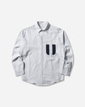 Kiko Kostadinov Veca Panelled Shirt White And Navy Shirts Longsleeve Shirt KKSS26SH06 74