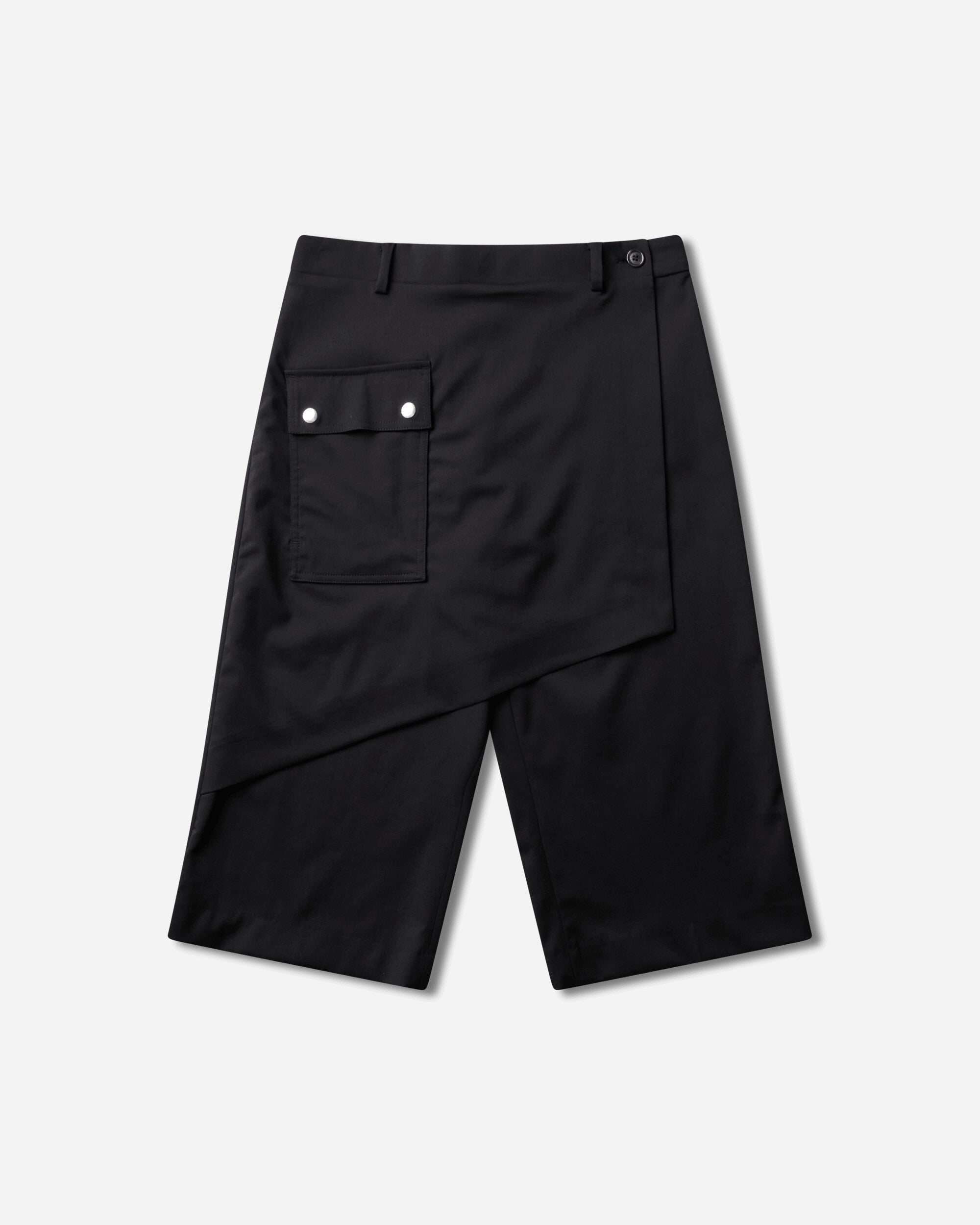 Kiko Kostadinov Wmns Linnet Wrap Culottes Crow Black Shorts Short KKWAW26T06 17