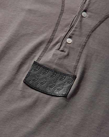 Kiko Kostadinov Sargo Short Sleeve Henley Iris T-Shirts Shortsleeve KKSS265TP03 88