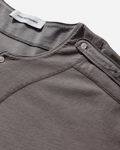 Kiko Kostadinov Sargo Short Sleeve Henley Iris T-Shirts Shortsleeve KKSS265TP03 88