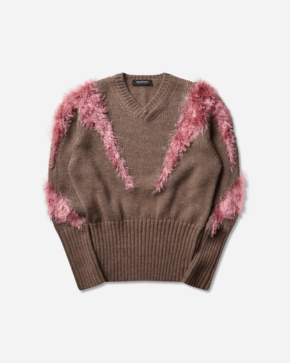 Kiko Kostadinov Wmns Macaw Jumper Dove Brown & Redpoll Pink Knitwears Sweaters KKWAW26KN07 94