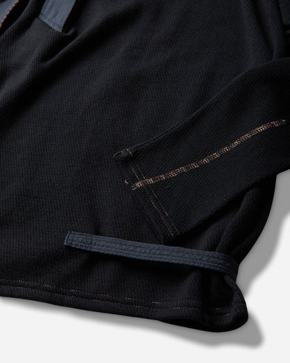 Kiko Kostadinov Wmns Petrel Hooded Pullover Ink Black Knitwears Sweaters KKWAW26TP01 44