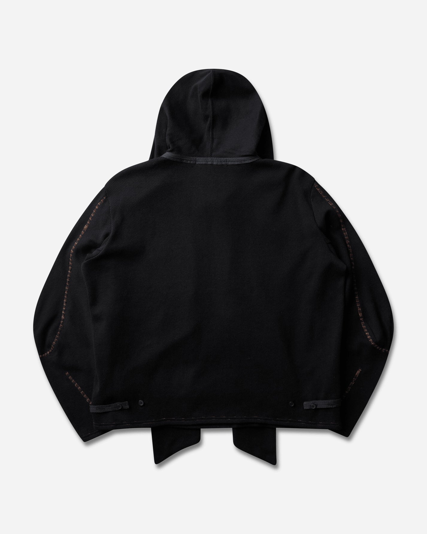 Kiko Kostadinov Wmns Petrel Hooded Pullover Ink Black Knitwears Sweaters KKWAW26TP01 44