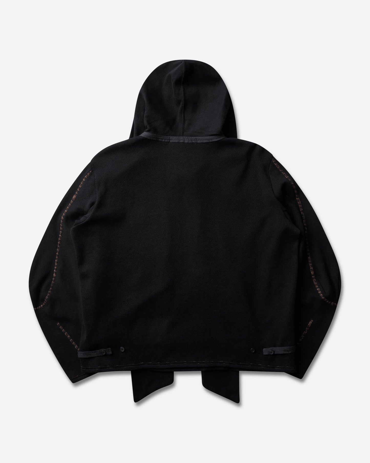 Kiko Kostadinov Wmns Petrel Hooded Pullover Ink Black Knitwears Sweaters KKWAW26TP01 44