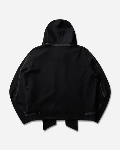 Kiko Kostadinov Wmns Petrel Hooded Pullover Ink Black Knitwears Sweaters KKWAW26TP01 44