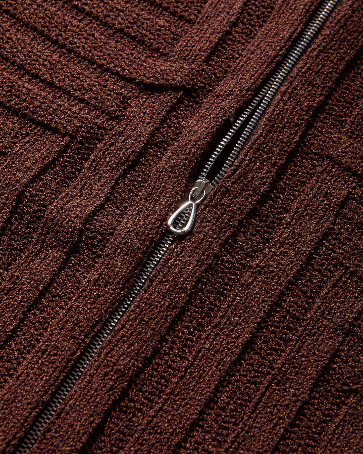 Kiko Kostadinov Wmns Quimby Fitted Hooded Knit Mahogany Brown Knitwears Sweaters KKWAW25KN13 135