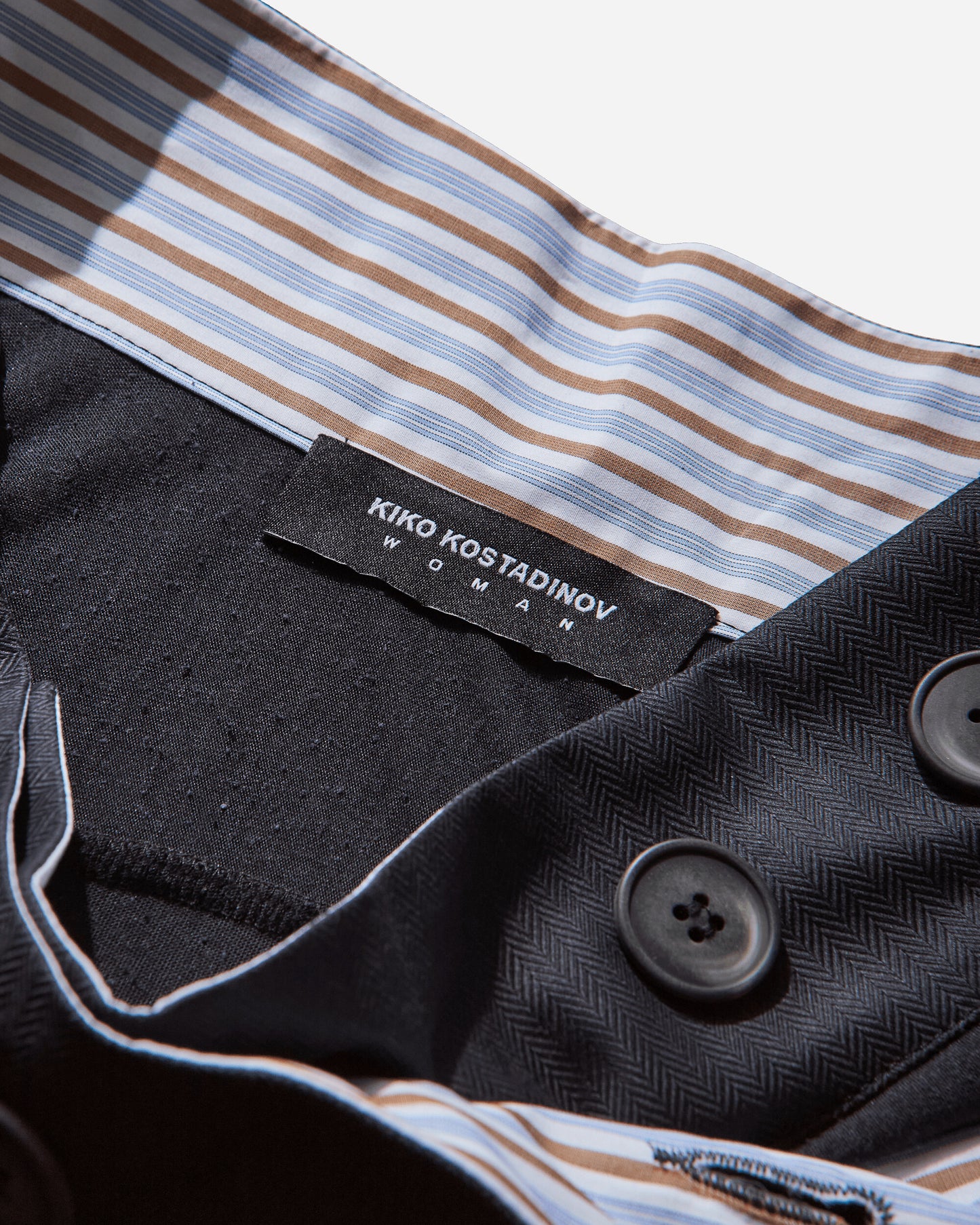 Kiko Kostadinov Wmns Howe Jersey Top Coal Black T-Shirts Top KKWAW25TP06 80