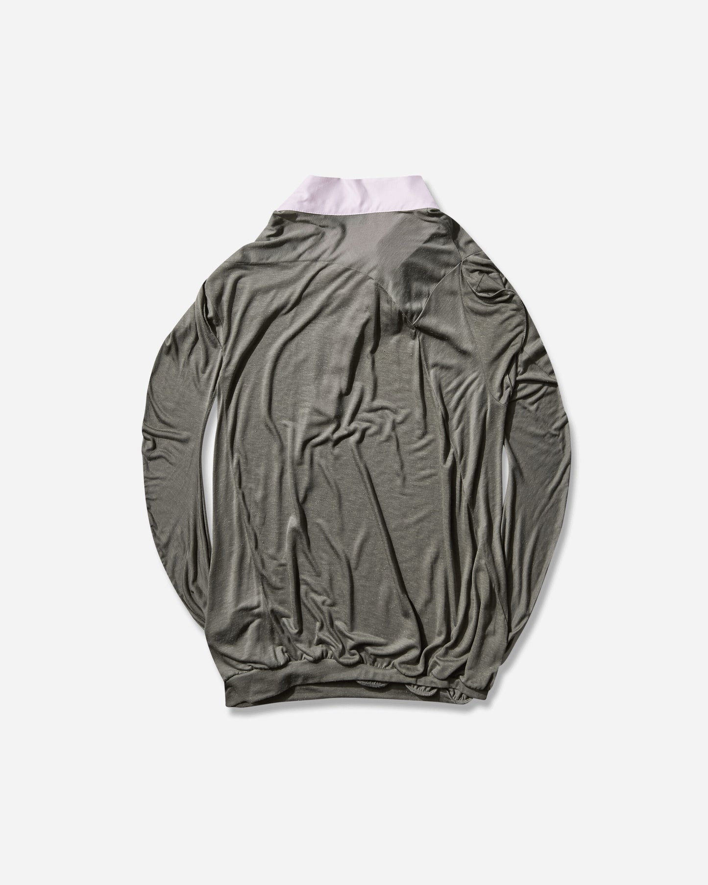 Kiko Kostadinov Wmns Howe Jersey Top Gargoyle Grey T-Shirts Top KKWAW25TP06 81