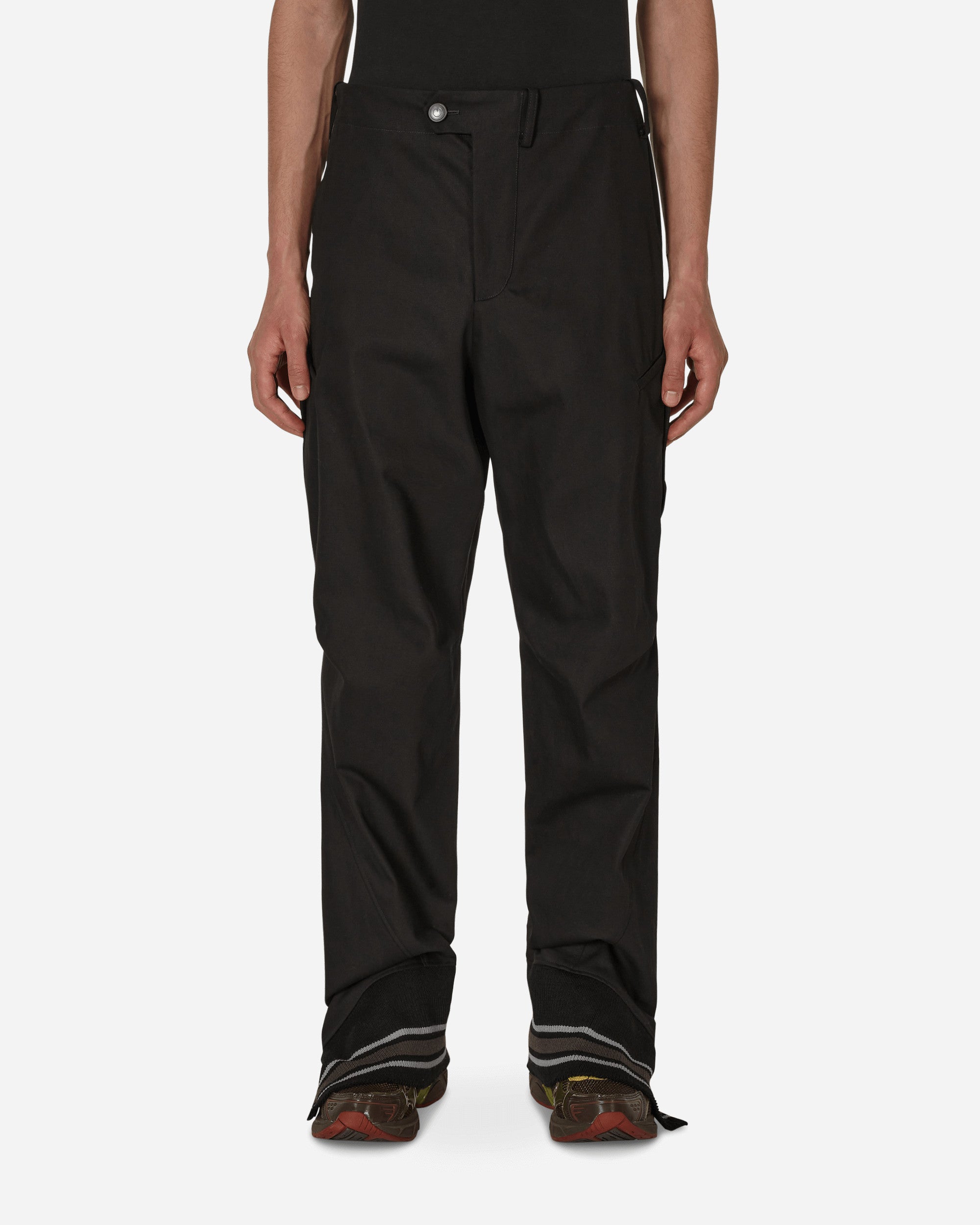 Kiko Kostadinov Valakas Cargo Trousers Jet Black  Pants Trousers KKAW22T02-5  001