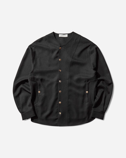 Kiko Kostadinov Slatina Cardigan Coal Black Sweatshirts Zip-Ups KKAW25TP05 66