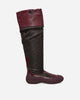 Kiko Kostadinov Wmns Avocet Leather Boots Espresso Brown Boots Knee KKWAW26FT01 129