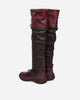 Kiko Kostadinov Wmns Avocet Leather Boots Espresso Brown Boots Knee KKWAW26FT01 129