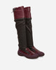 Kiko Kostadinov Wmns Avocet Leather Boots Espresso Brown Boots Knee KKWAW26FT01 129