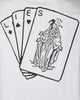 L.I.E.S. Records L.I.E.S. Cards S/S T-Shirt White T-Shirts Shortsleeve LIEST-005 005