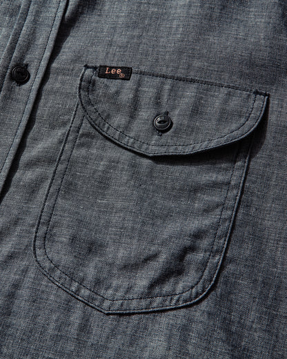 Lee 101 HERITAGE WW SHIRT DRY BLUE DRY BLUE Shirts Longsleeve Shirt 112372625 018472