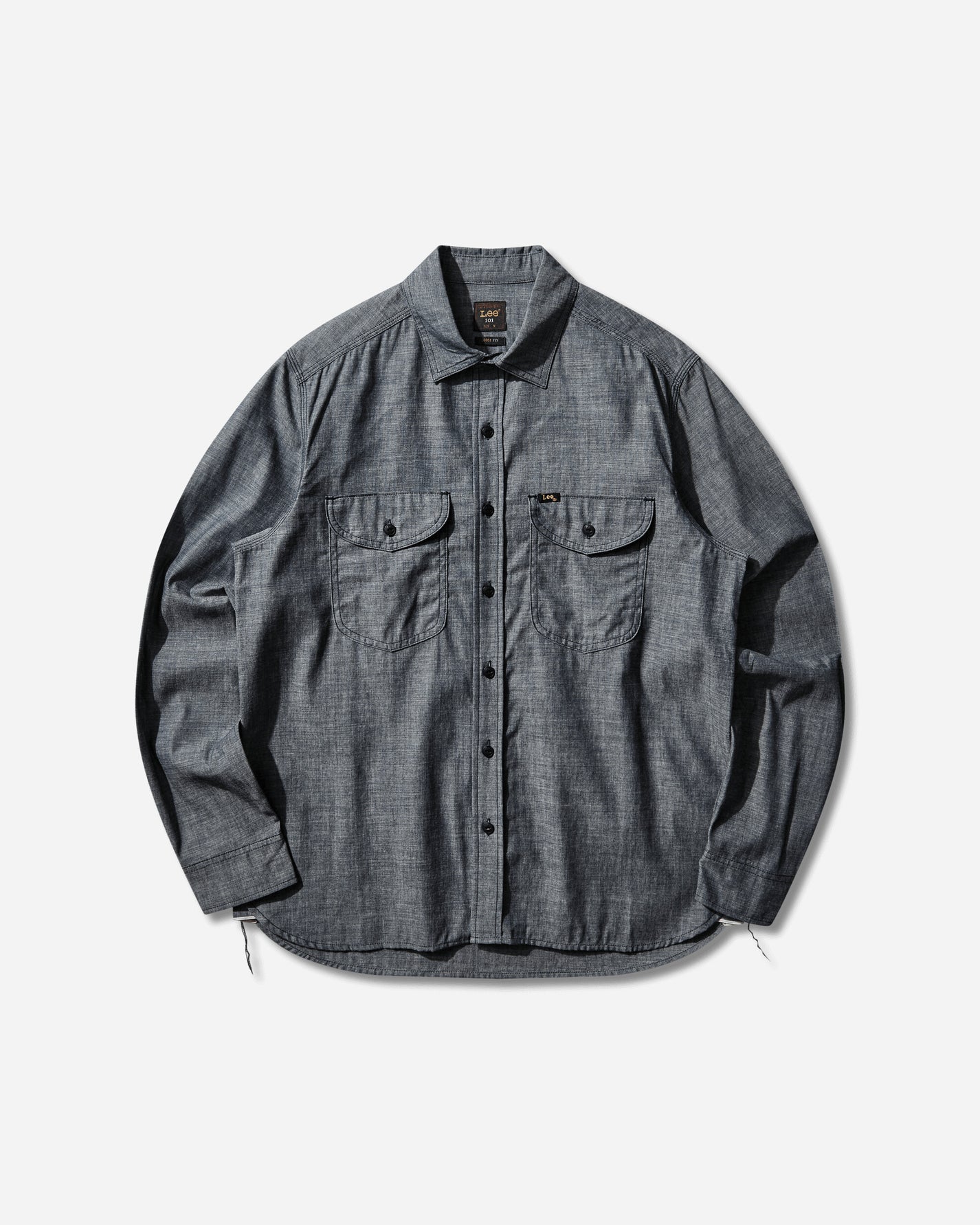 Lee 101 HERITAGE WW SHIRT DRY BLUE DRY BLUE Shirts Longsleeve Shirt 112372625 018472