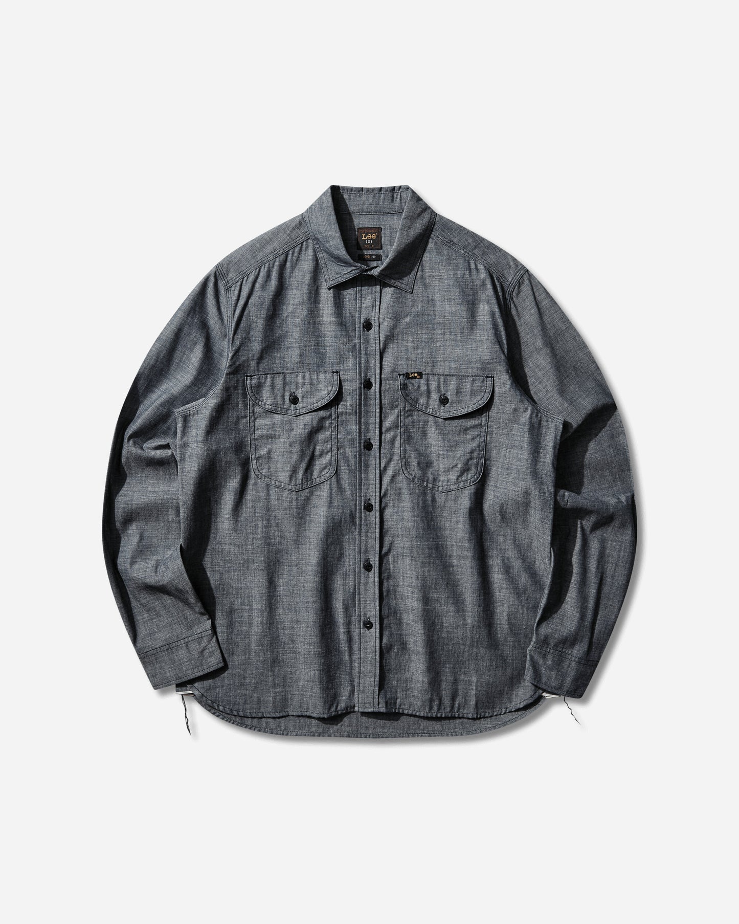 Lee 101 HERITAGE WW SHIRT DRY BLUE DRY BLUE Shirts Longsleeve Shirt 112372625 018472