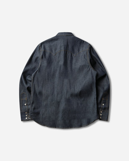 Lee 101 101 50S Western Shirt Dry Blue Dry Blue Shirts Longsleeve Shirt F112367322 Dry Blue