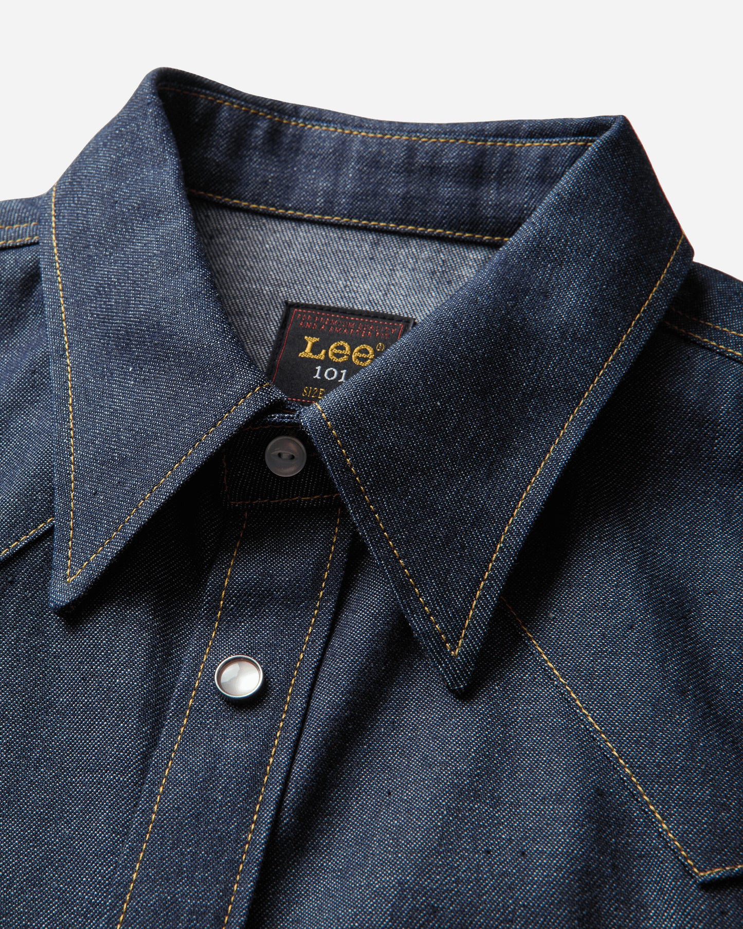 Lee 101 101 50S Western Shirt Dry Blue Dry Blue Shirts Longsleeve Shirt F112367322 Dry Blue