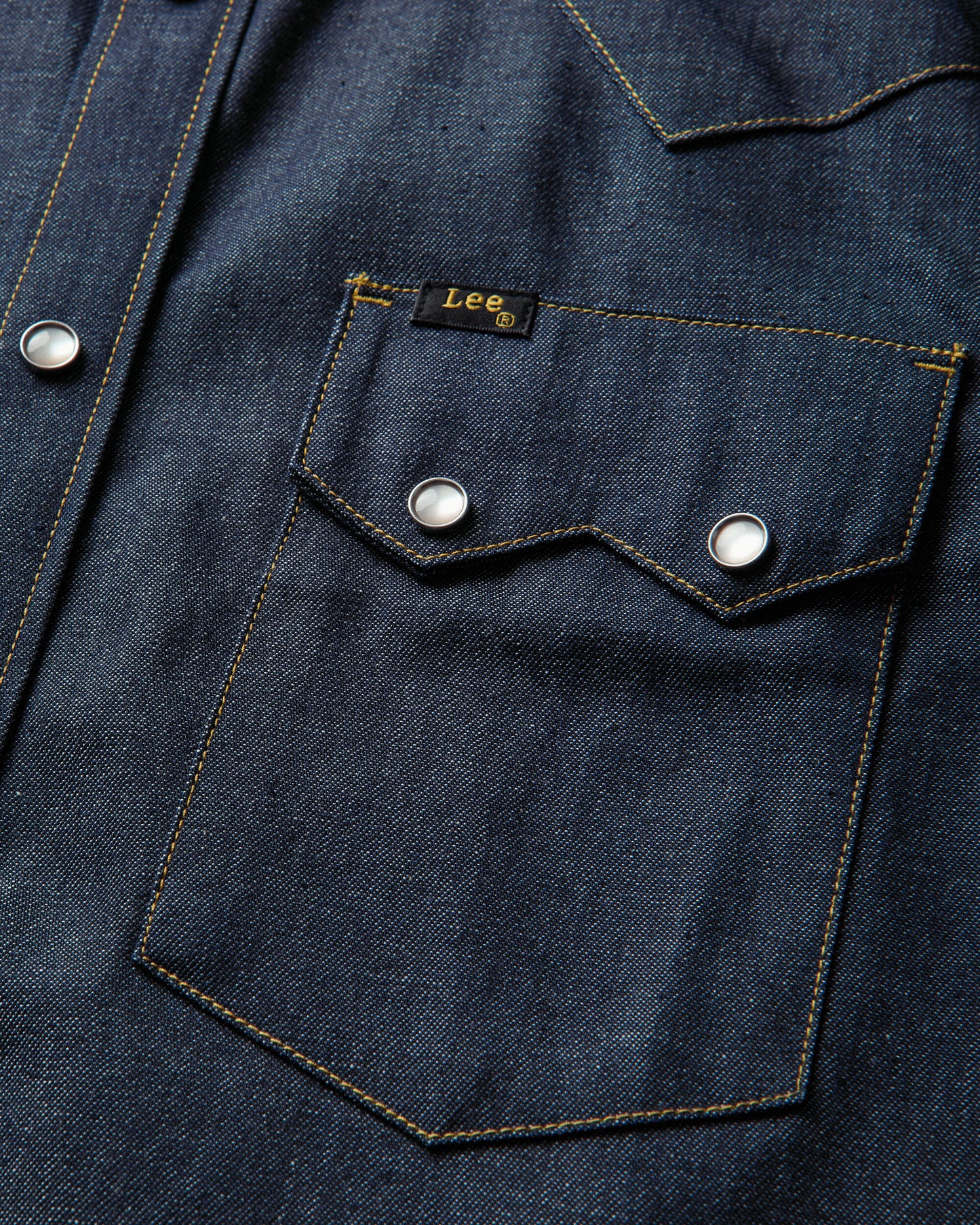Lee 101 101 50S Western Shirt Dry Blue Dry Blue Shirts Longsleeve Shirt F112367322 Dry Blue
