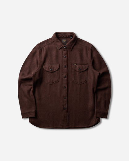 Lee 101 101 Heritage Ww Shirt Brown Jaspe Brown Jaspe Shirts Longsleeve Shirt F112388093 Brown Jaspe