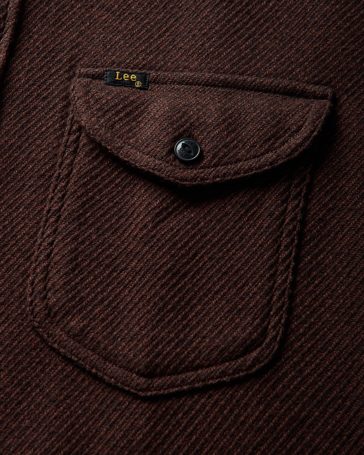 Lee 101 101 Heritage Ww Shirt Brown Jaspe Brown Jaspe Shirts Longsleeve Shirt F112388093 Brown Jaspe
