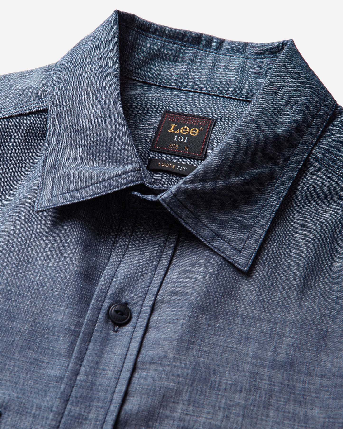 Lee 101 101 Heritage Ww Shirt Dry Blue Dry Blue Shirts Longsleeve Shirt F112372625 Dry Blue