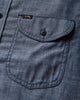 Lee 101 101 Heritage Ww Shirt Dry Blue Dry Blue Shirts Longsleeve Shirt F112372625 Dry Blue