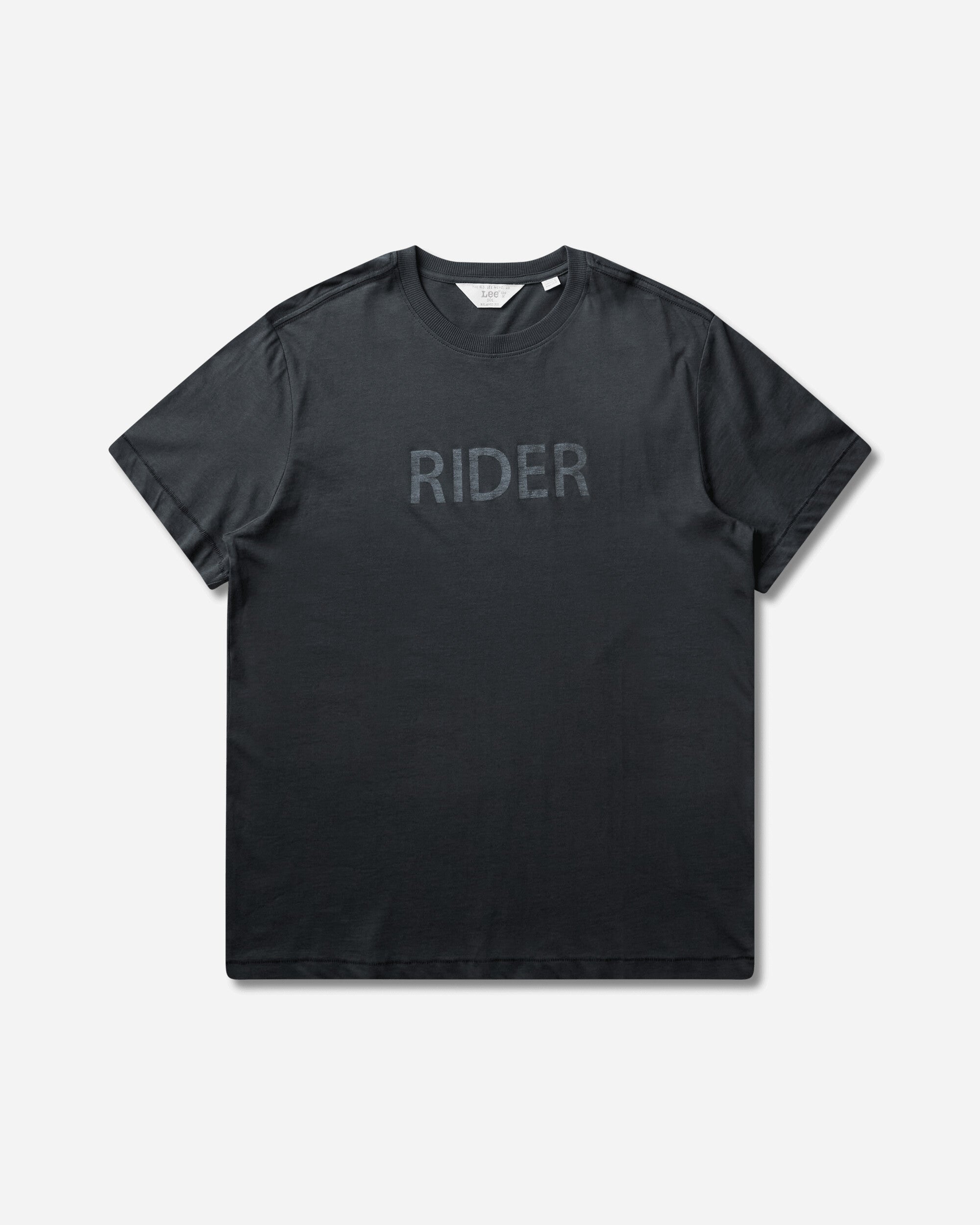 Lee 101 101 Short Slv Graphic Tee Washed Bl Washed Black T-Shirts Shortsleeve F112387718 Washed Black