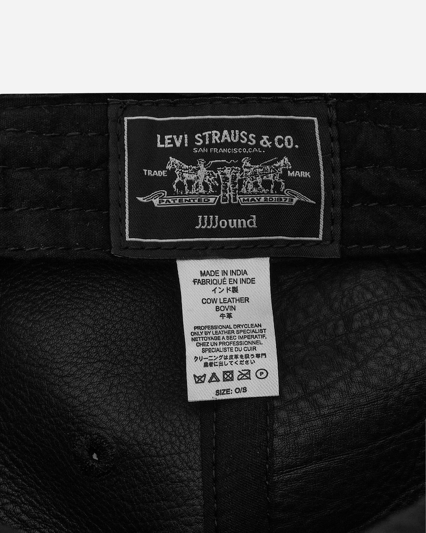 Levi's Levis X Jjj Suede Cap Black Hats Caps 0002P 0000