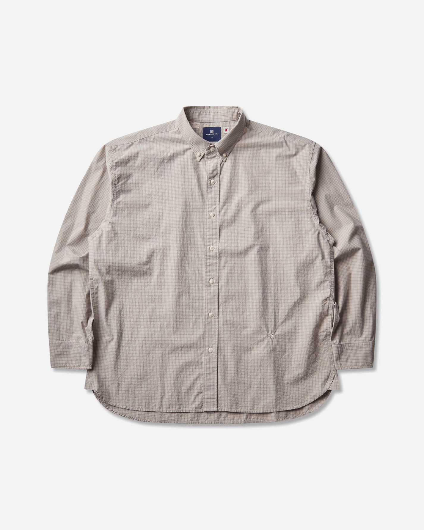 Levi's Blue Tab Relaxed Button Down Greys Grey Shirts Blouses 001LI 0005