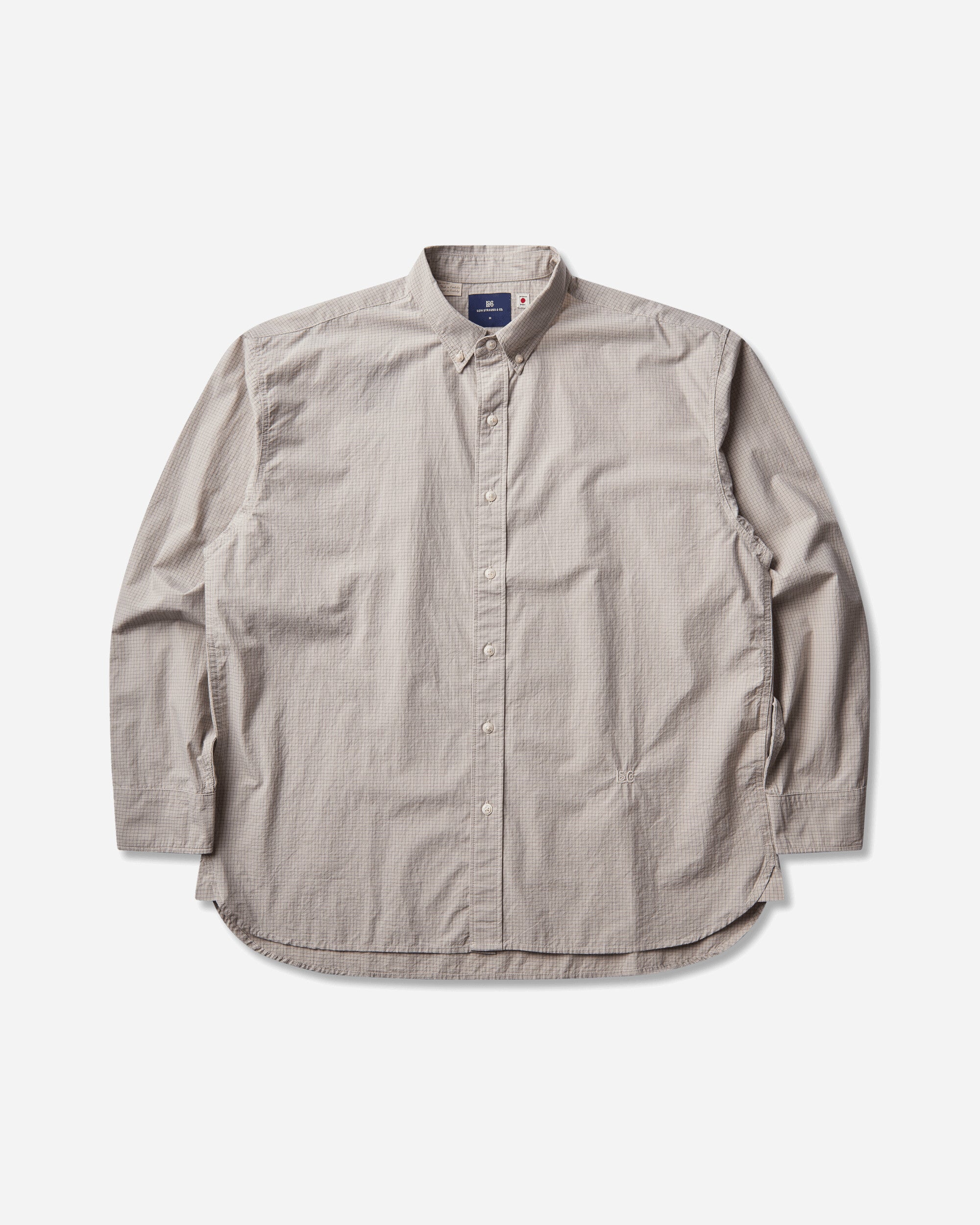 Levi's Blue Tab Relaxed Button Down Greys Grey Shirts Blouses 001LI 0005