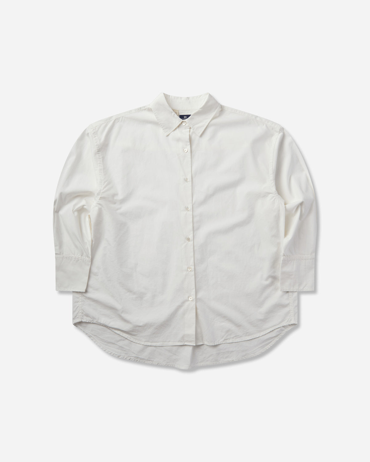 Levi's Wmns Blue Tab Core Ls Woven Neutrals White Shirts Blouses 006UD 0002