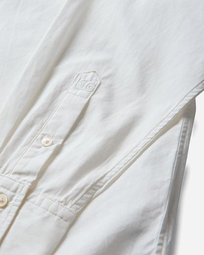 Levi's Wmns Blue Tab Core Ls Woven Neutrals White Shirts Blouses 006UD 0002