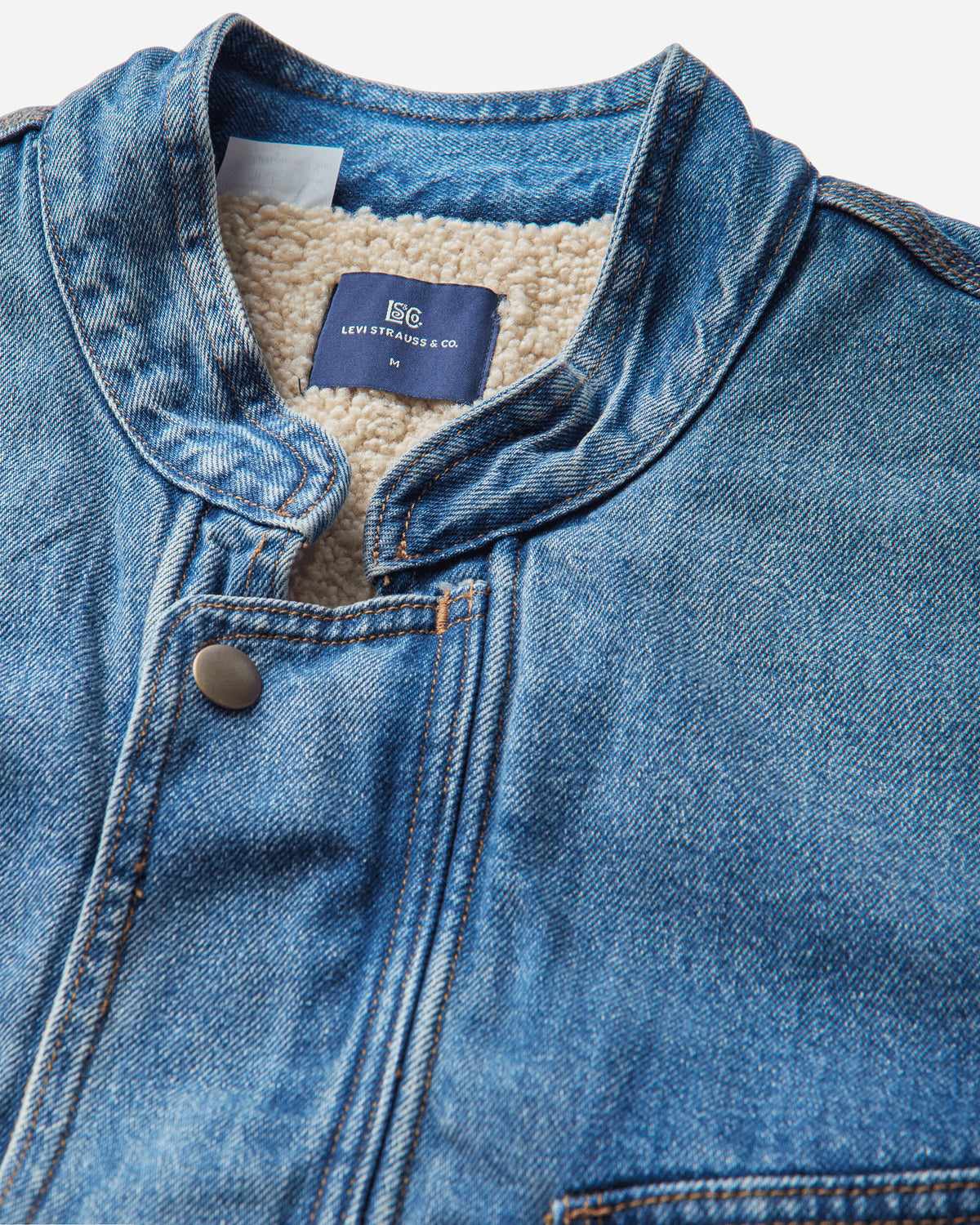 Levi's Blue Tab Denim Bomber Blues Blue Coats and Jackets Bomber Jackets 006V0 0000