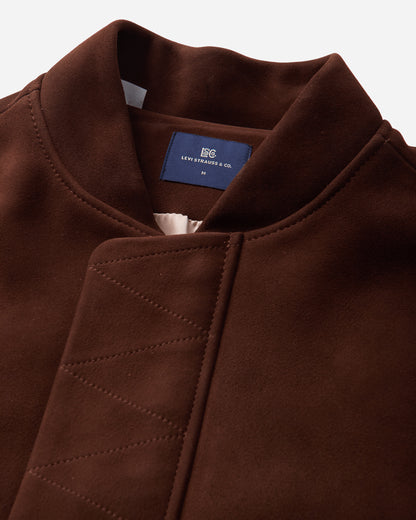 Levi's Blue Tab Suede Bomber Browns Brown Coats and Jackets Bomber Jackets 006UX 0000