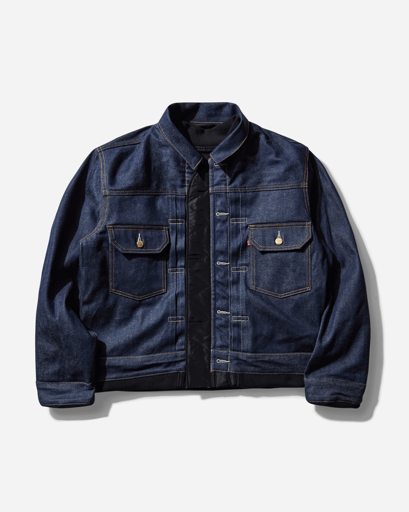 Levi's X Sacai Rvrsbl Bomber Blacks Sacai Black Black Coats and Jackets Bomber Jackets 0035K 0000