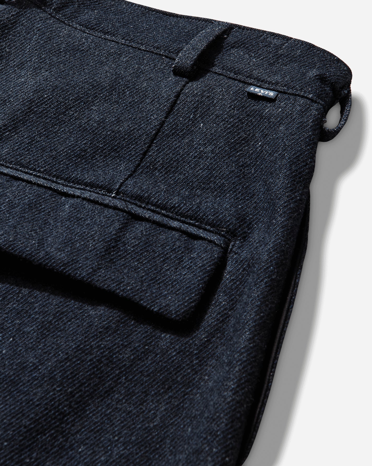 Levi's Blue Tab Pleated Trouser Ivy W Med Indigo Pants Casual 004T1 0000