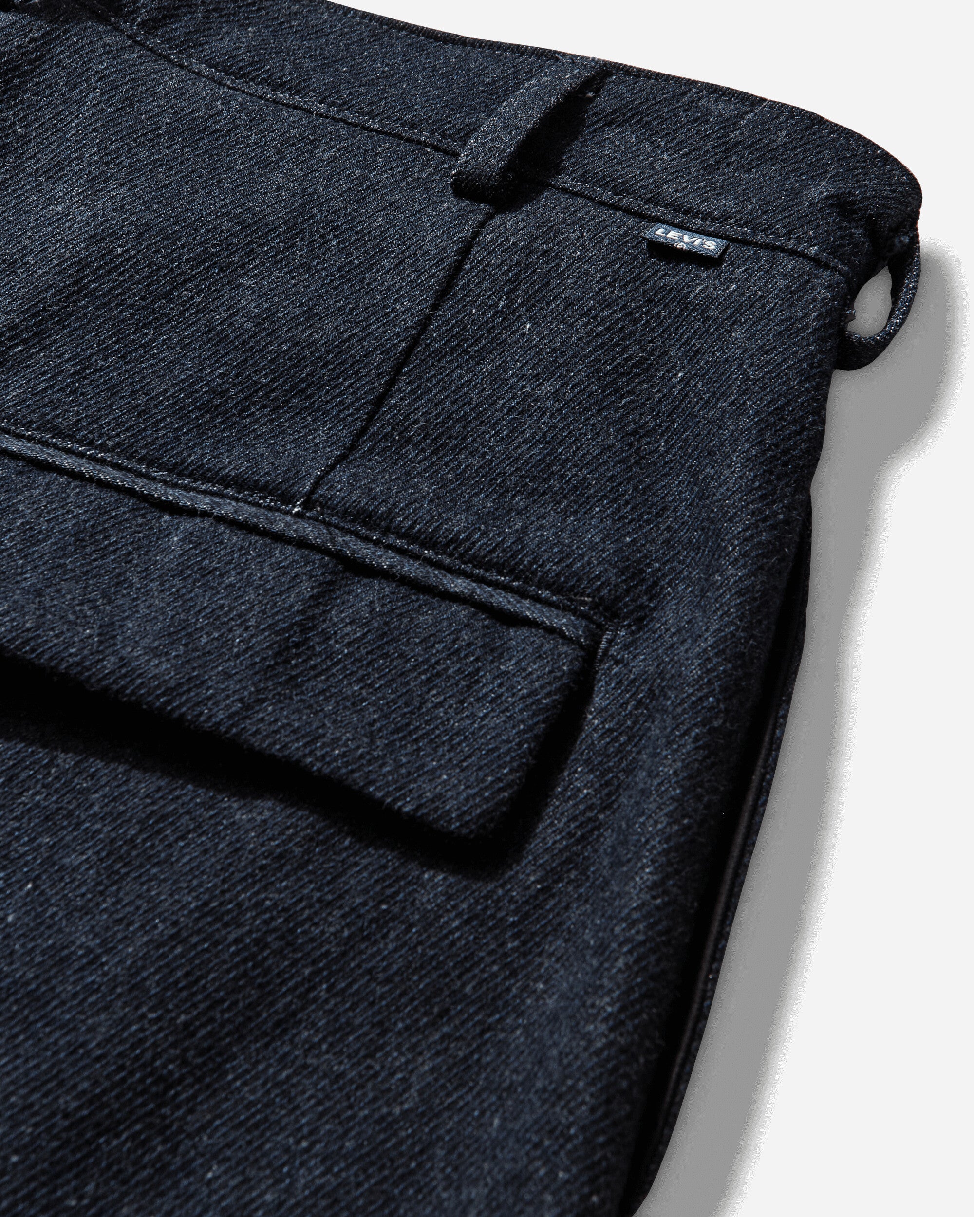 Levi's Blue Tab Pleated Trouser Ivy W Med Indigo Pants Casual 004T1 0000