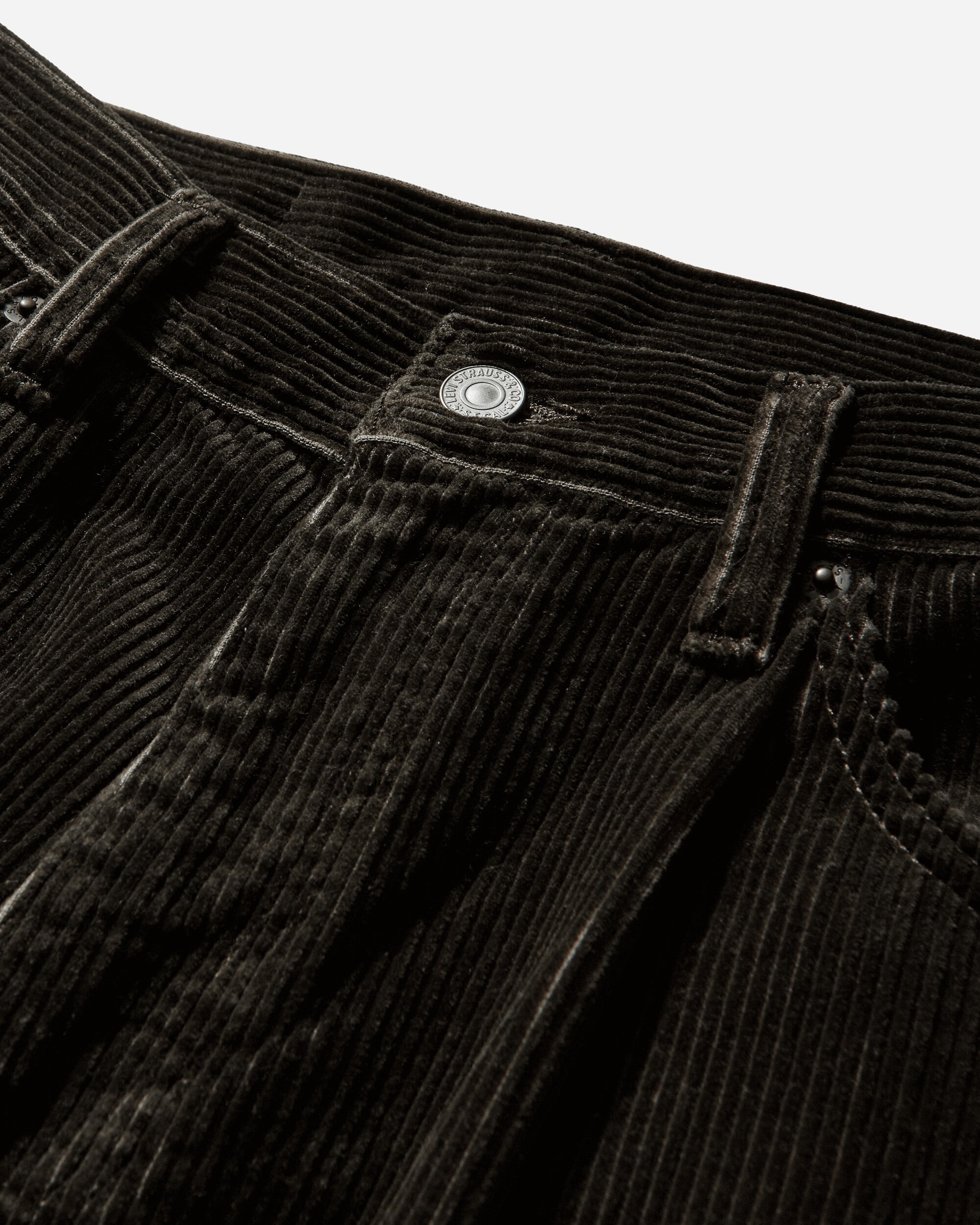 Levi's X Barbour 578 Pleated Black Pants Casual 003ME00000 001