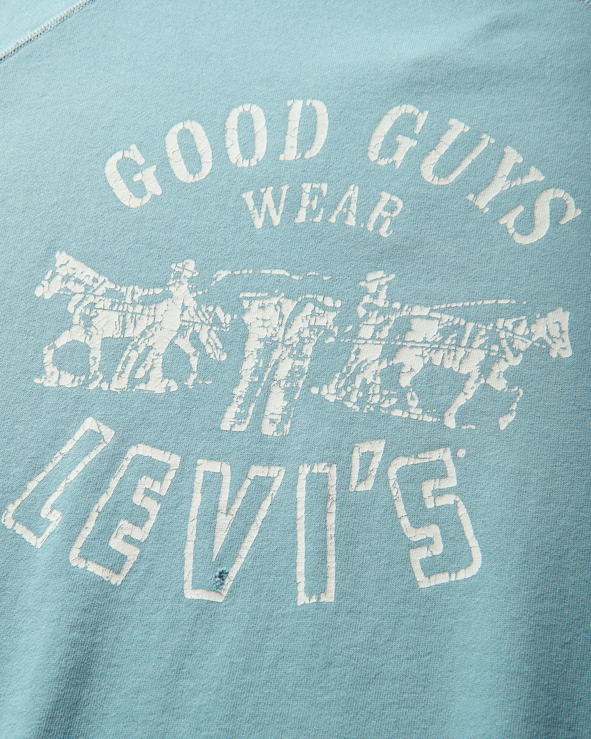 Levi's Lvc LE Good Guys Wear Levis Sweatshirt Blues Blue Sweatshirts Crewneck 006UR 0000