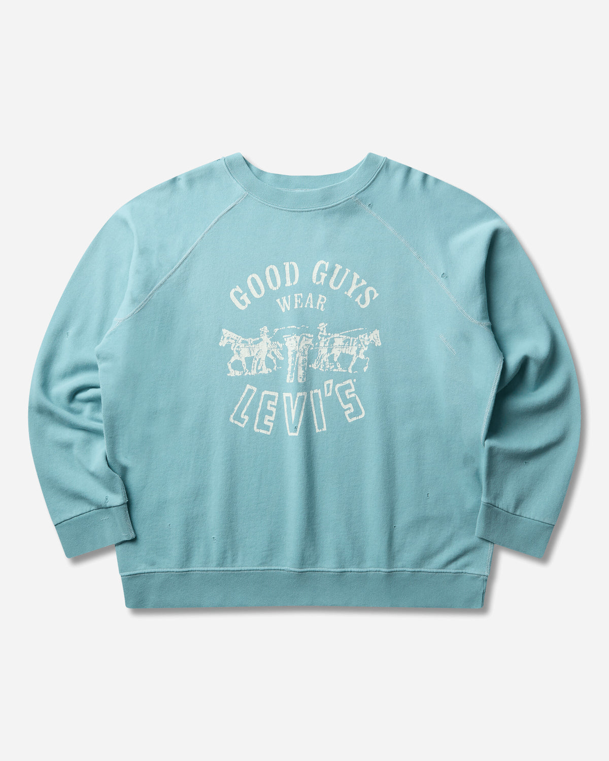 Levi's Lvc LE Good Guys Wear Levis Sweatshirt Blues Blue Sweatshirts Crewneck 006UR 0000