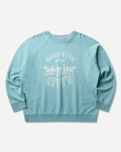 Levi's Lvc LE Good Guys Wear Levis Sweatshirt Blues Blue Sweatshirts Crewneck 006UR 0000