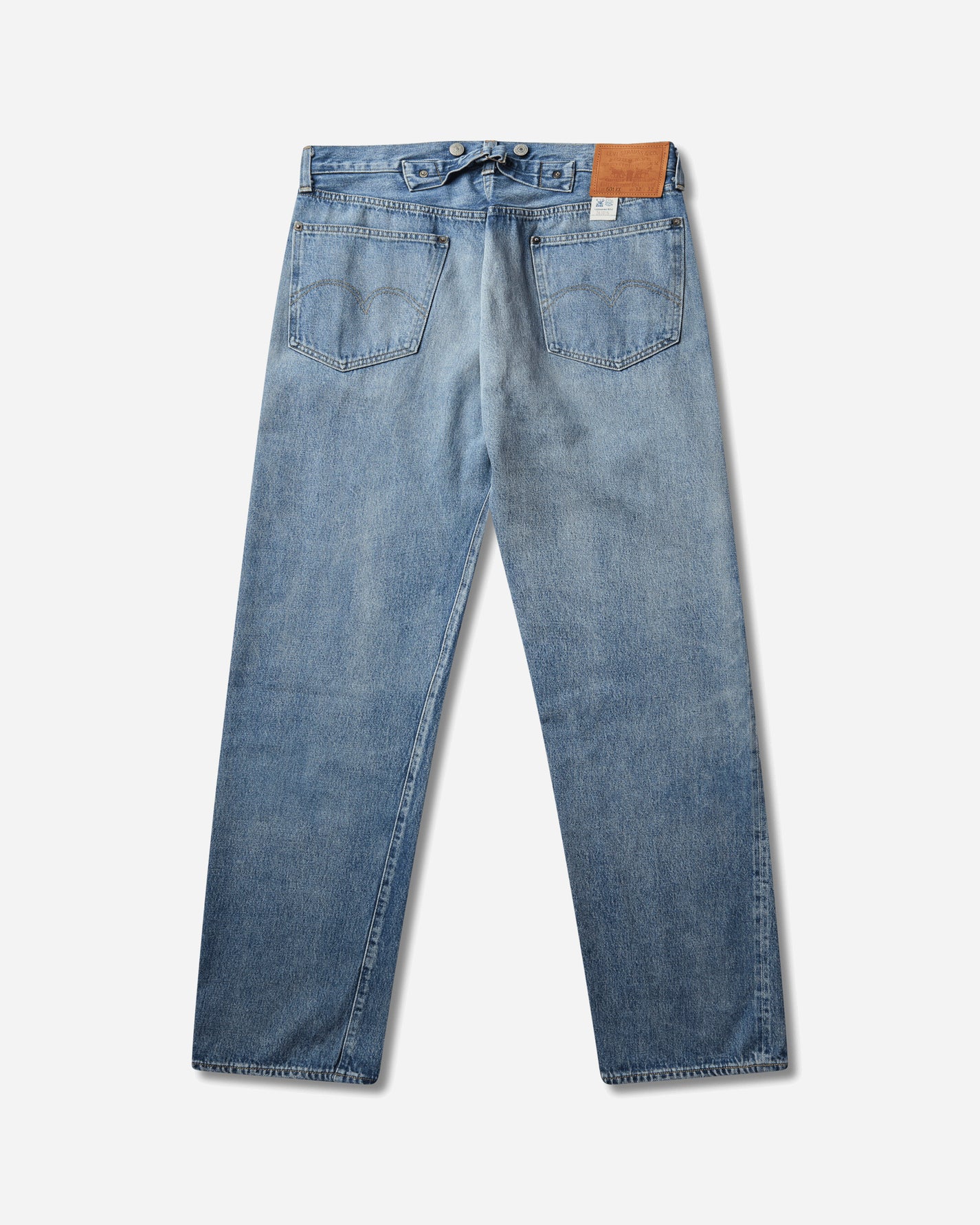 Levi's 1933 501 Jeans Med Indigo Worn In Blue Pants Denim 33501 0050
