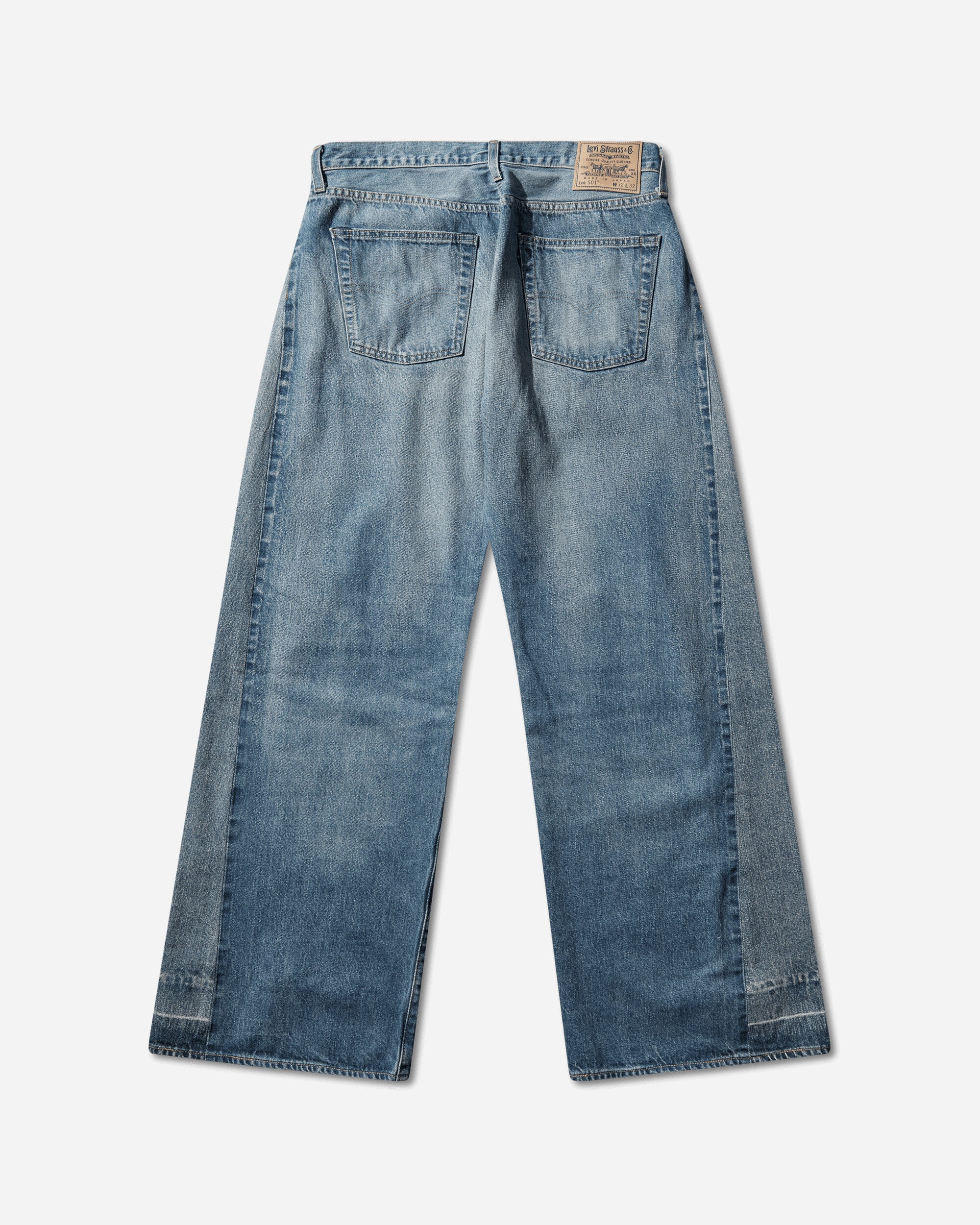 Levi's Blue Tab 1980S 501 Customized Med Indigo Pants Denim 006BZ 0000