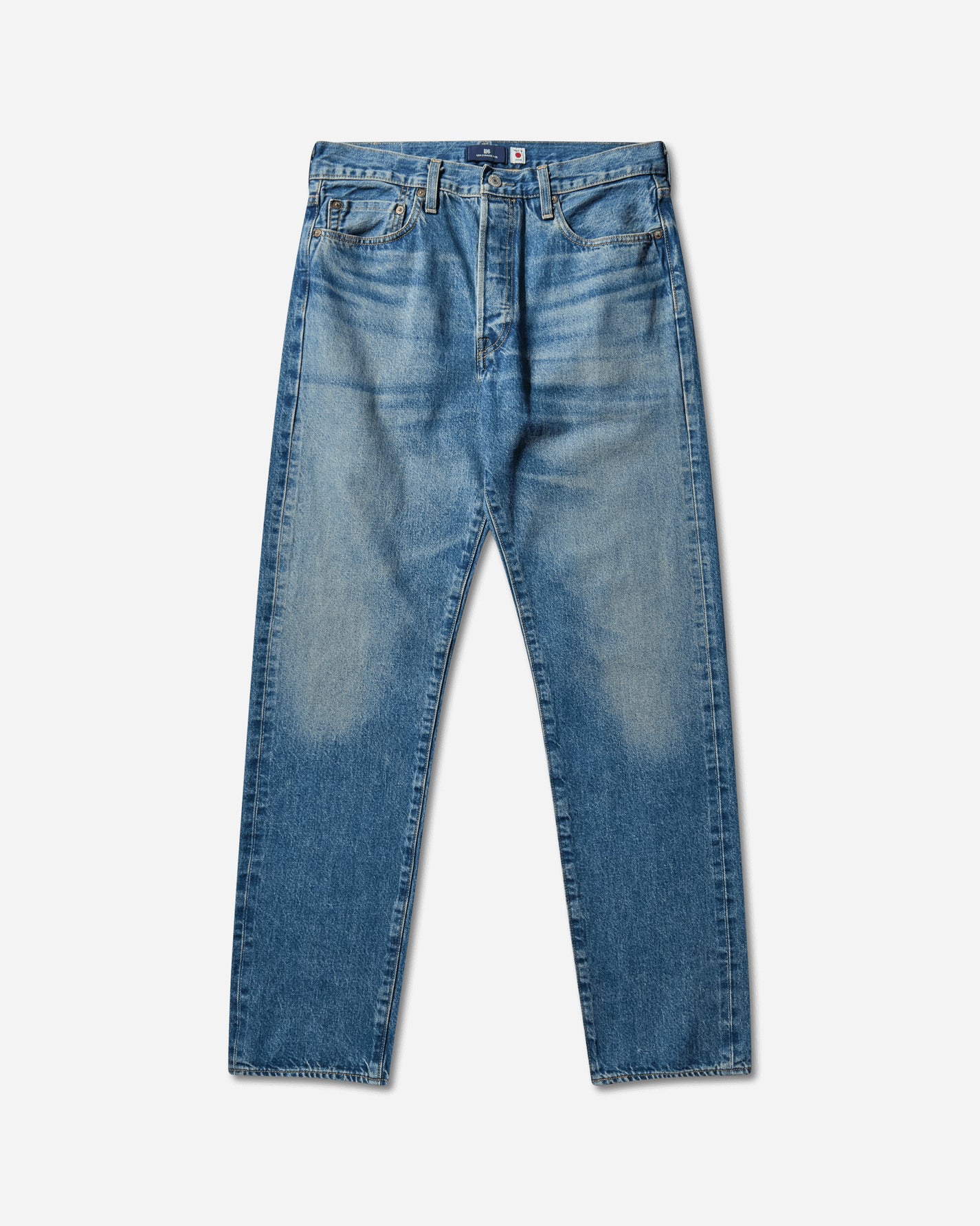 Levi's Blue Tab 1980S 501 Med Indigo  Worn In Med Indigo Pants Denim A5875 0013