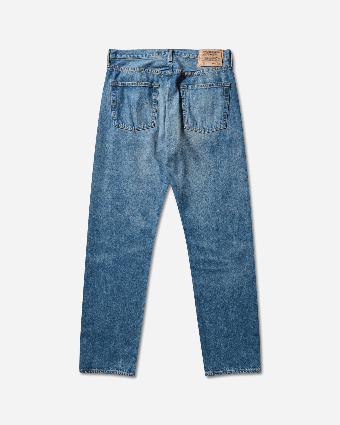 Levi's Blue Tab 1980S 501 Med Indigo  Worn In Med Indigo Pants Denim A5875 0013