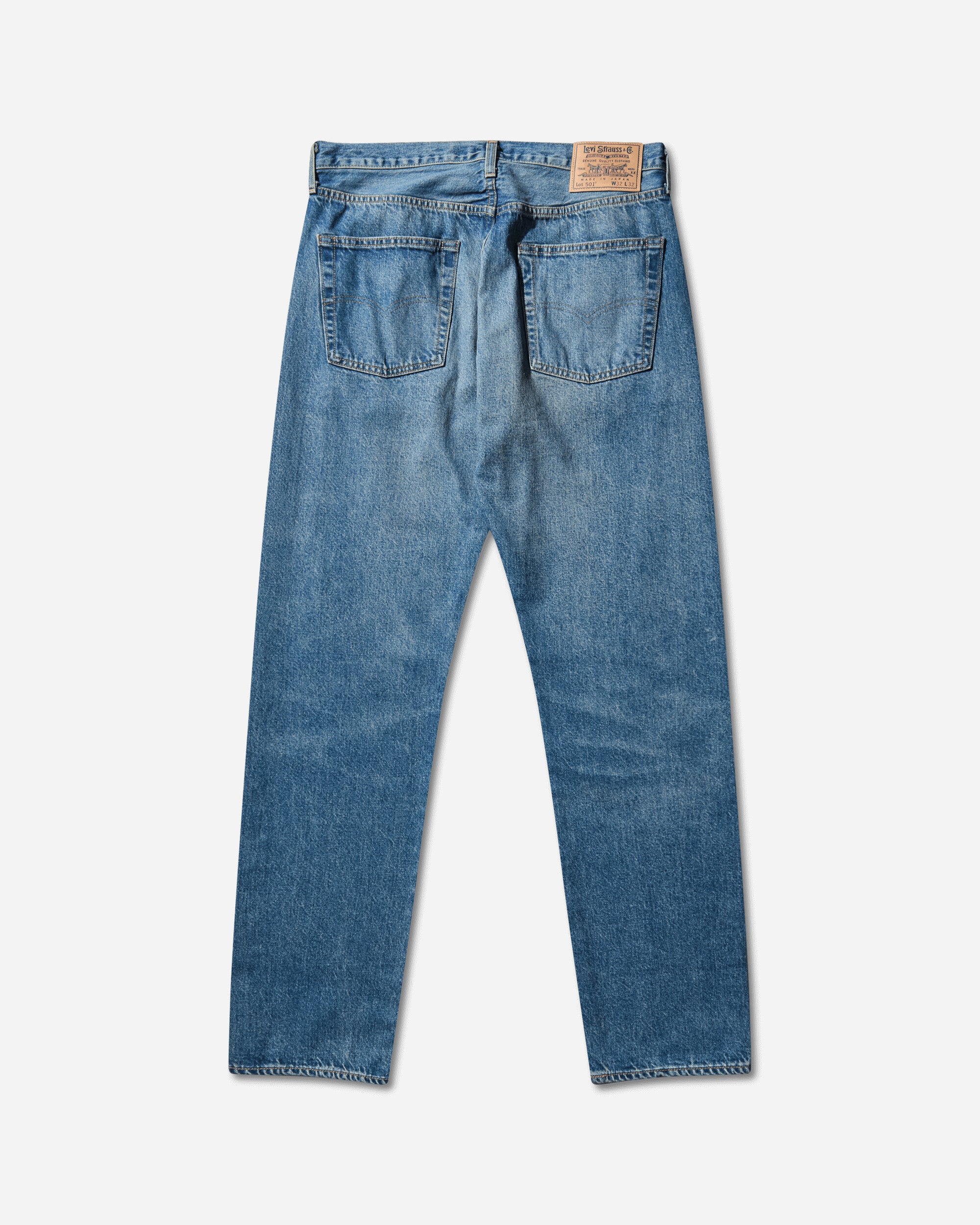 Levi's Blue Tab 1980S 501 Med Indigo  Worn In Med Indigo Pants Denim A5875 0013